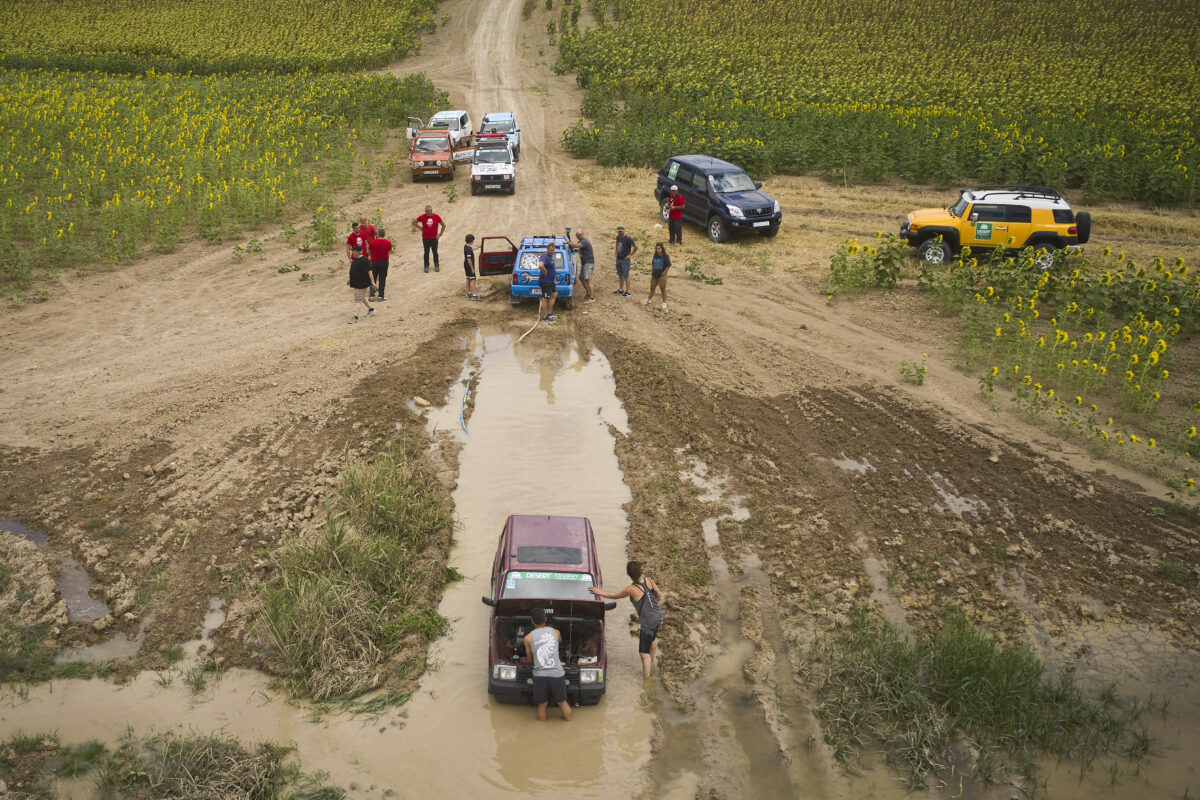 Asistencia medica en pista de la Maroc Challenge